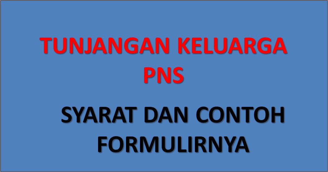 Contoh Surat Pernyataan Tidak Ditanggung Suami Karena Bekerja Sebagai Pns