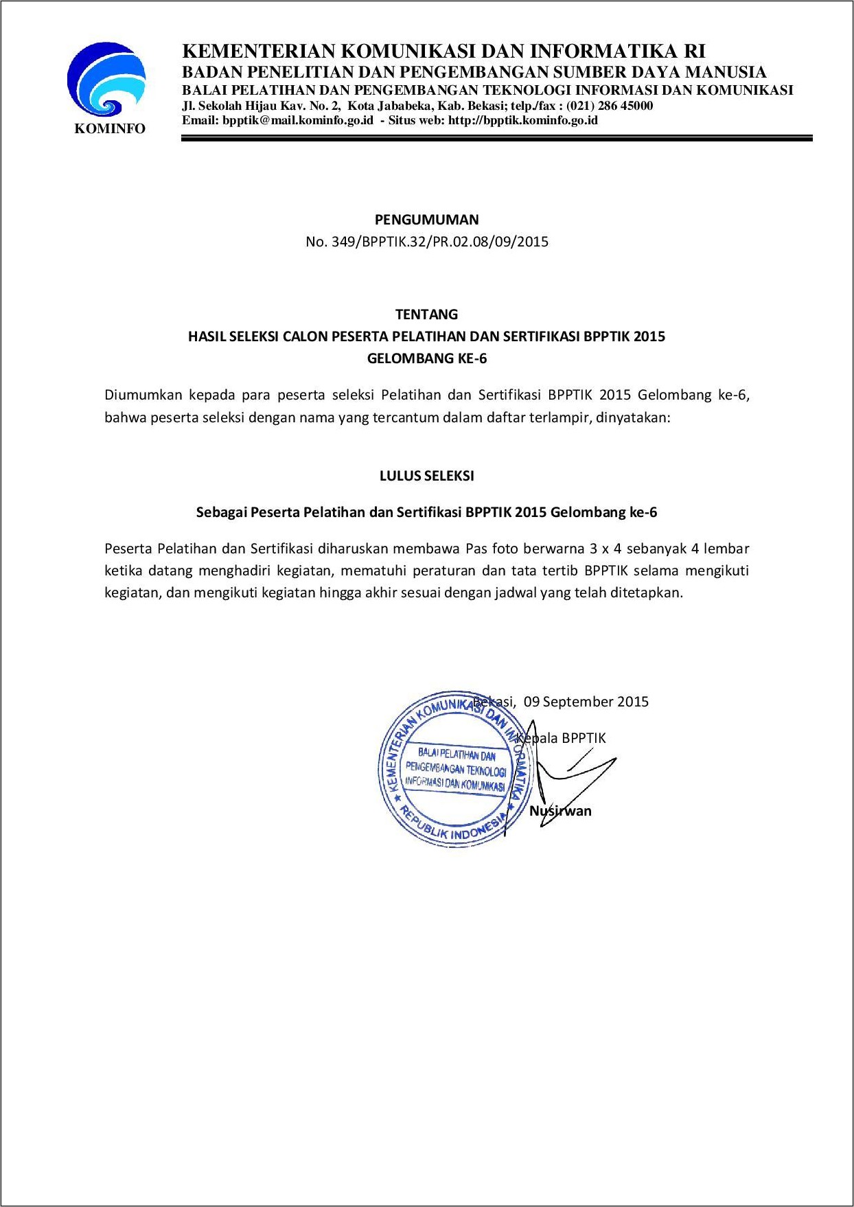 Contoh Surat Perubahan Jam Kerja Untuk Kuliah