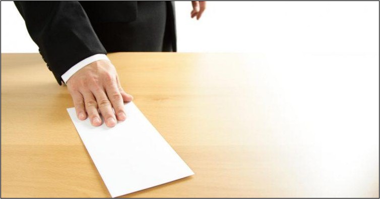 Contoh Surat Resign Kerja Sederhana