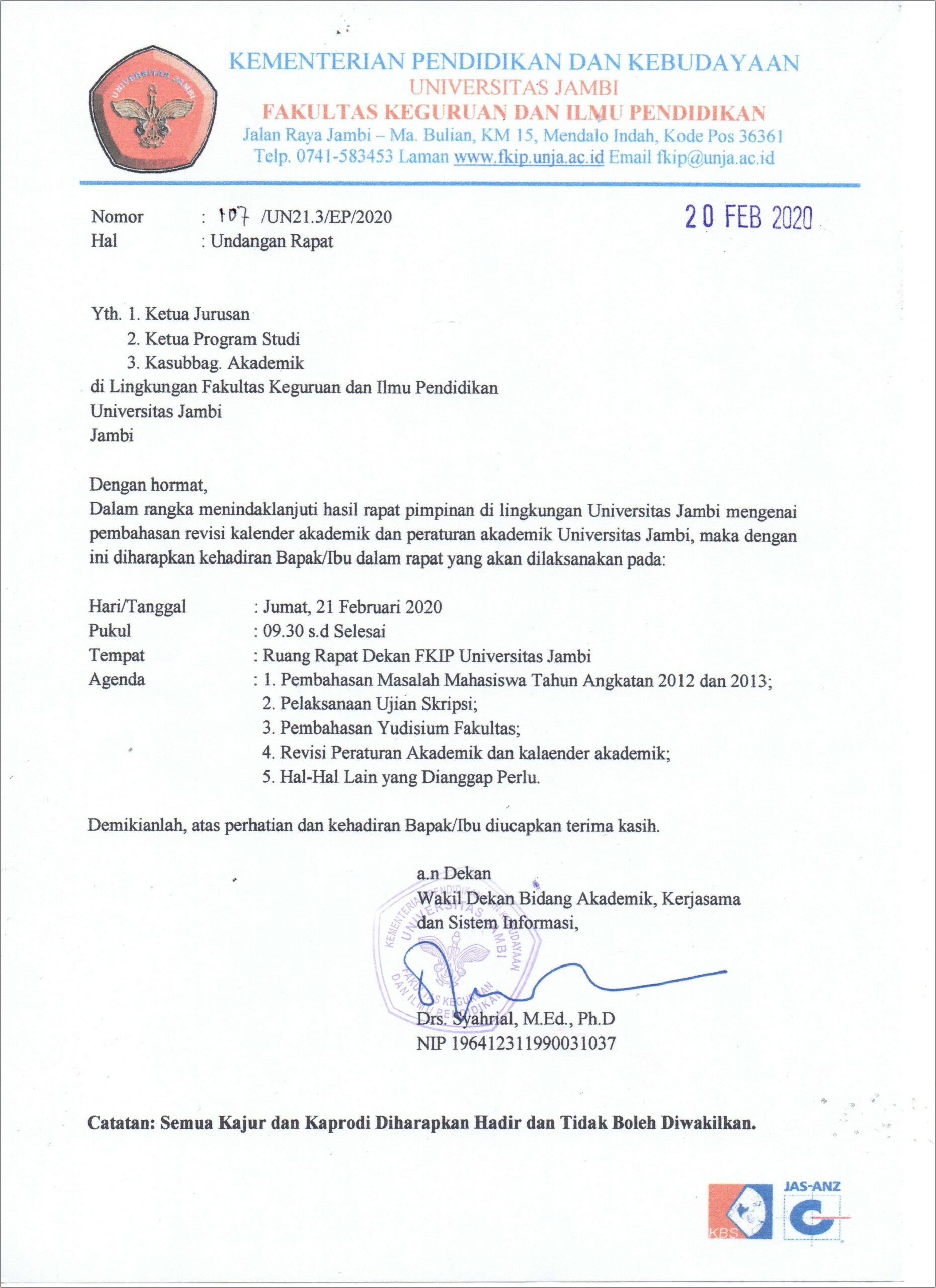 revisi surat lamaran kerja