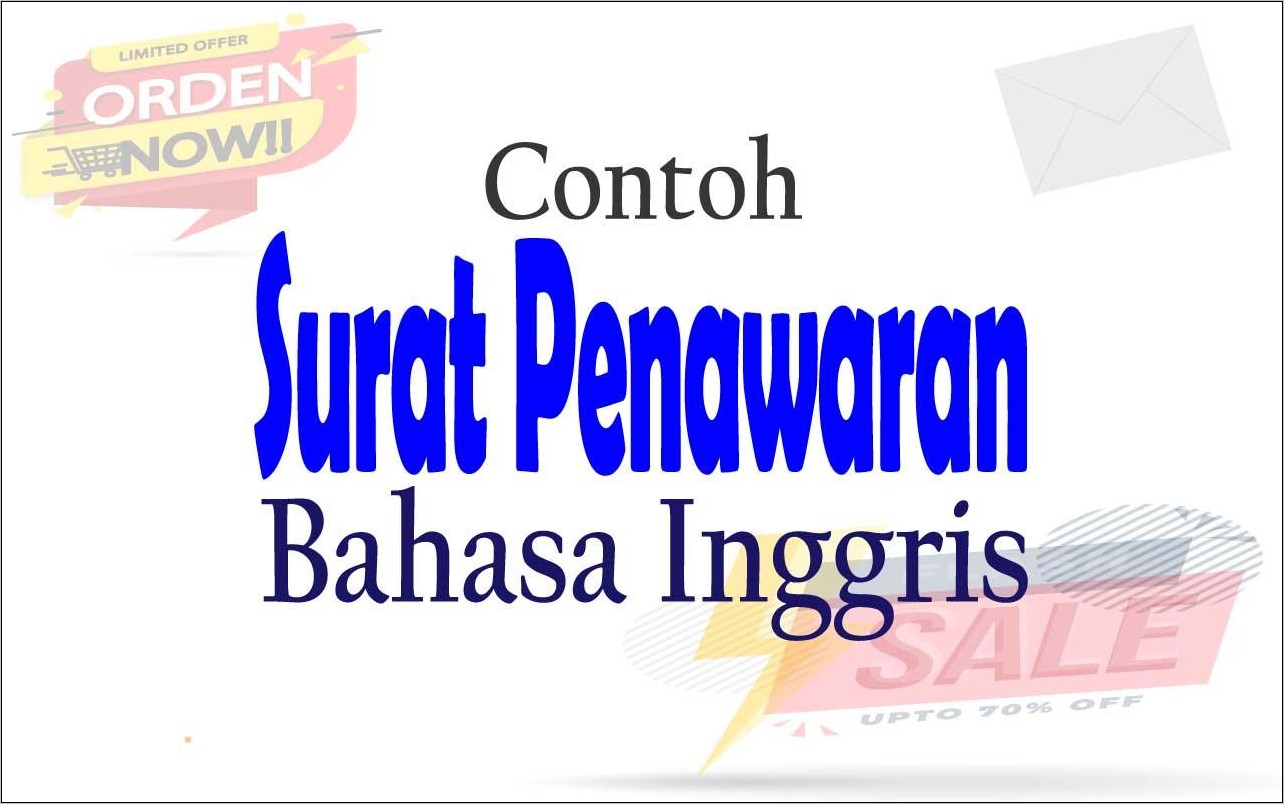 Contoh Surat Sponsor Dari Tempat Bekerja Dalam Bahasa Inggris