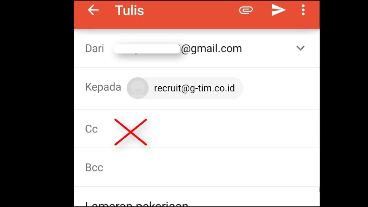 Contoh Tulisan Mengirim Surat Lamaran Melalui Email