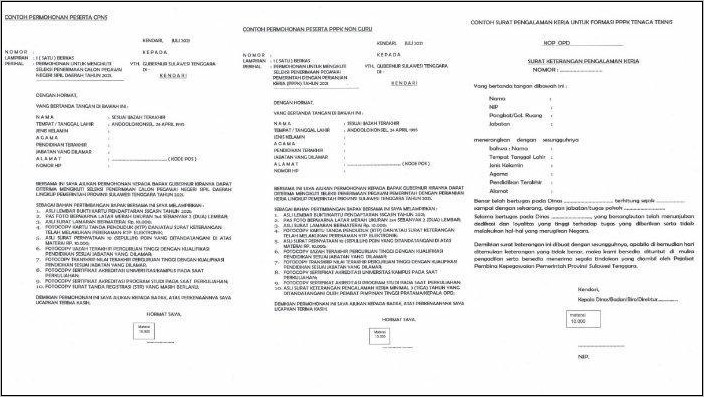 Download Contoh Surat Pengalam Kerja Dari Tour And Travel