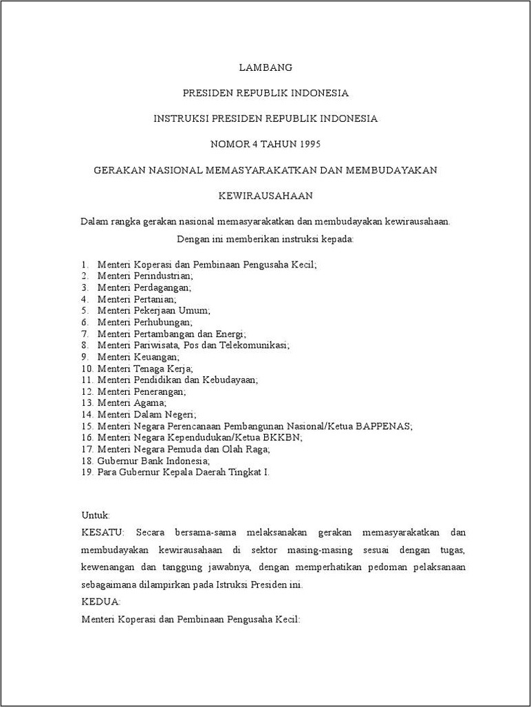 Pengertian Dan Contoh Surat Instruksi Kerja