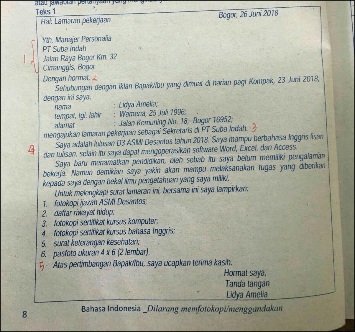 Tuliskan 3 Contoh Salam Pembuka Surat Lamaran Pekerjaan