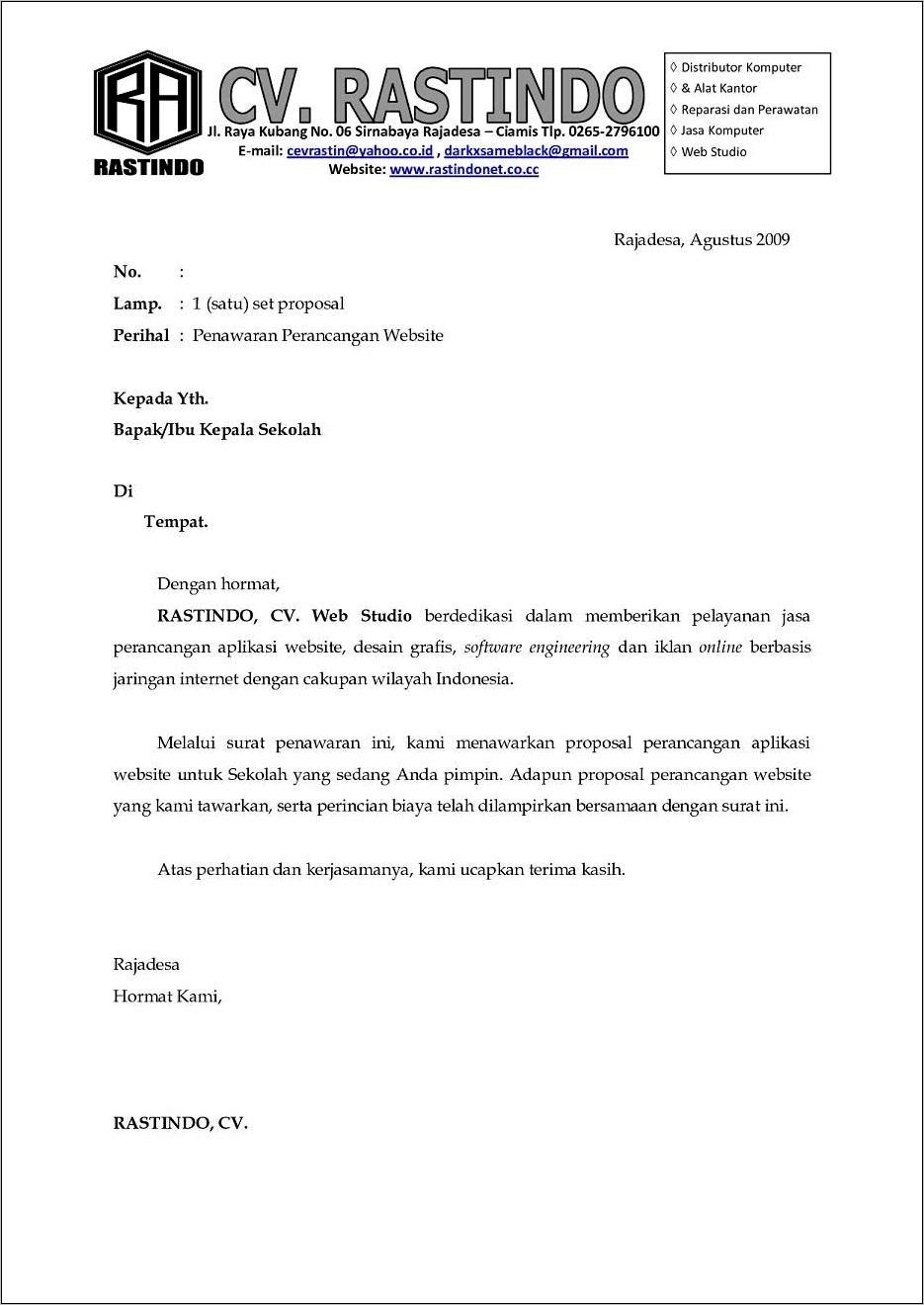 Contoh Contoh Surat Pernyataan Untuk Bagian Ekspor