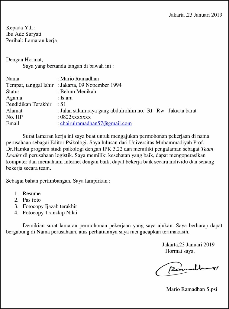 Contoh Cover Amplop Depan Surat Keterangan Pindah Jam Kuliah
