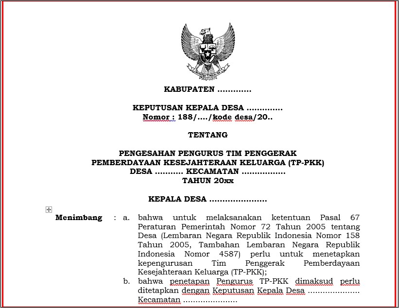 Contoh Draft Surat Keterangan Tidak Menggunakan Pestisida