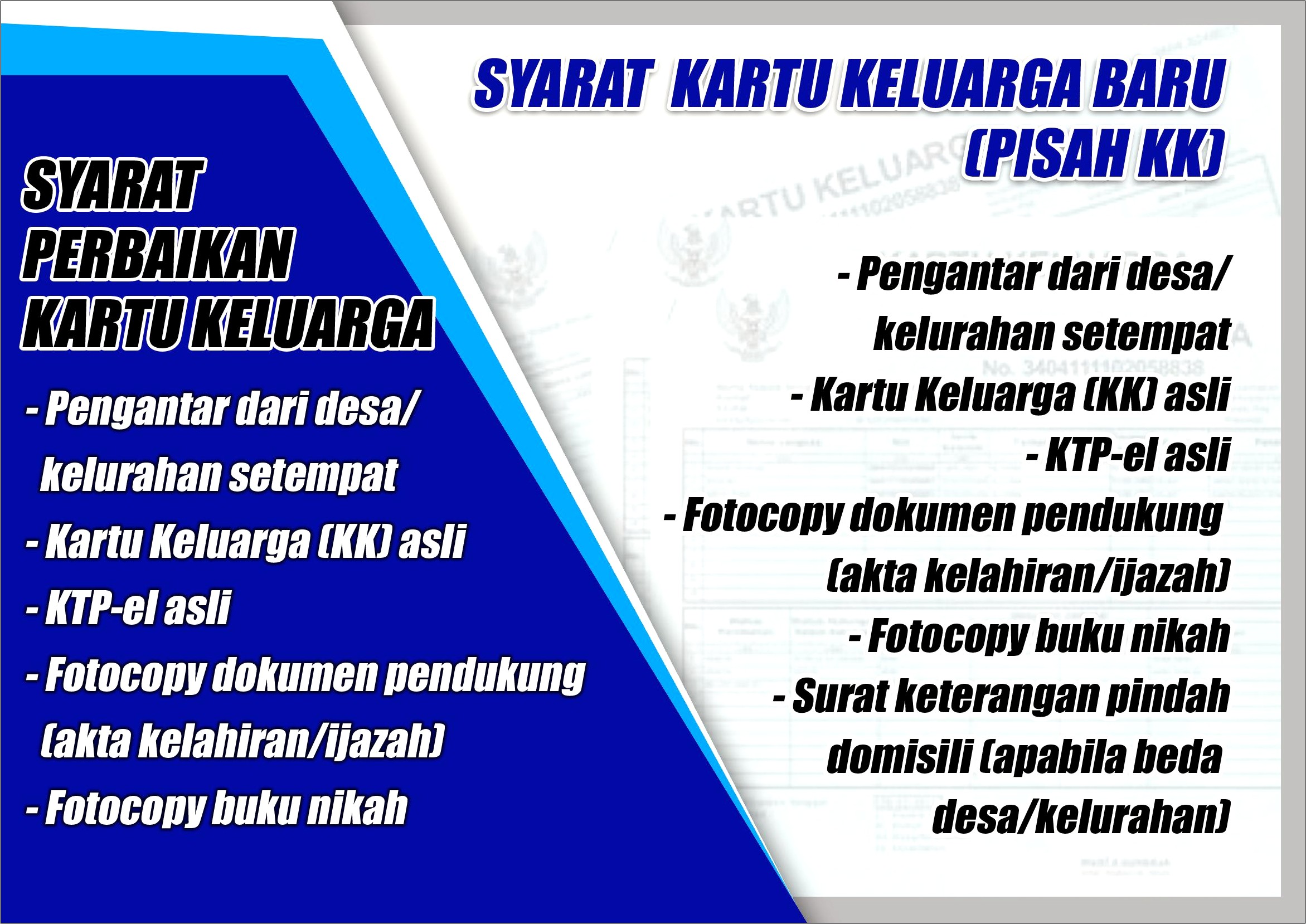 Contoh Format Surat Keterangan Pengganti Kartu Keluarga