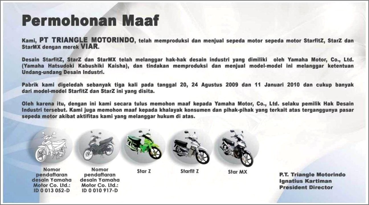 Contoh Kalimat Permohonan Maaf Pada Surat Secara Resmi