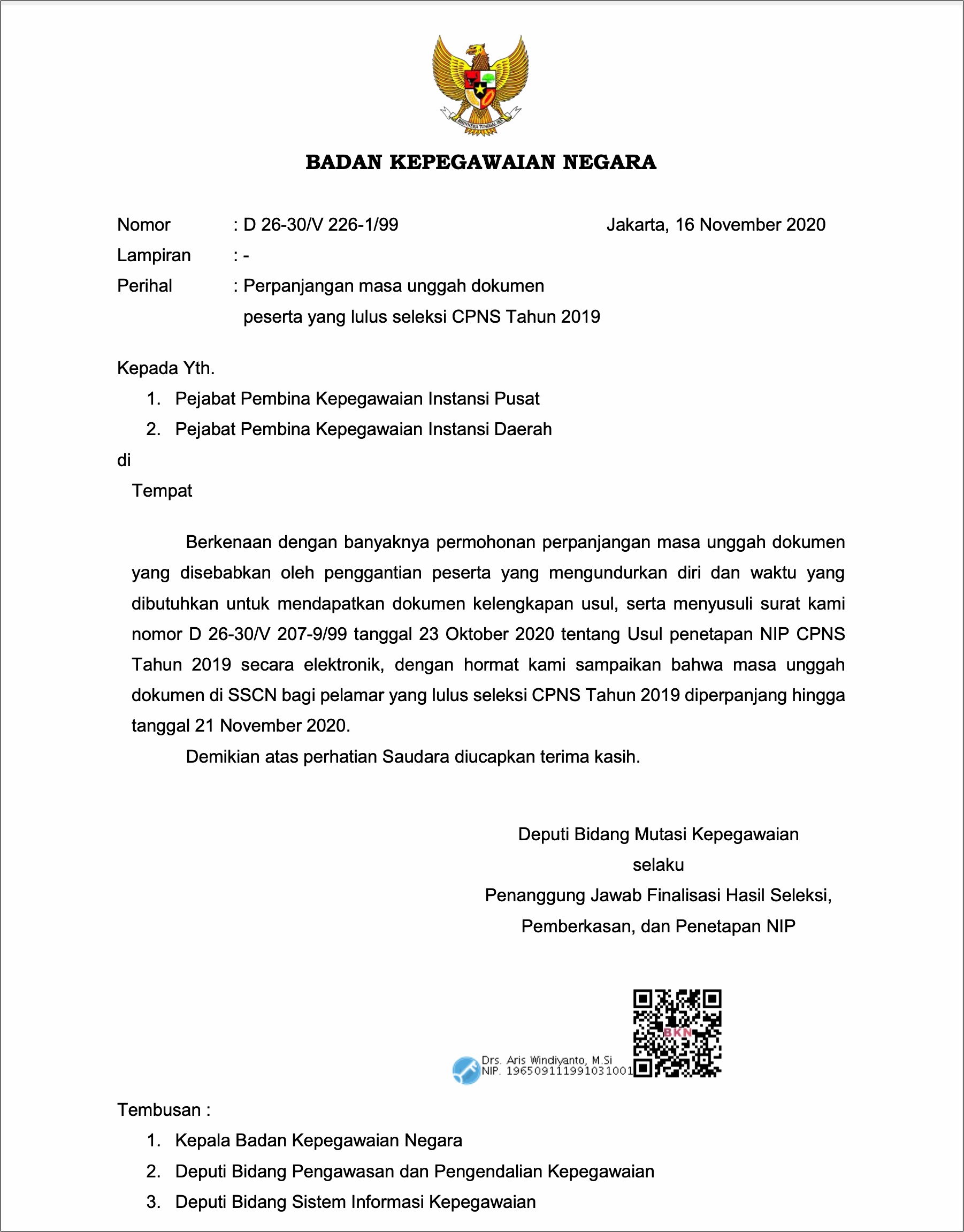 Contoh Permohonan Perpanjangan Surat Keputusan