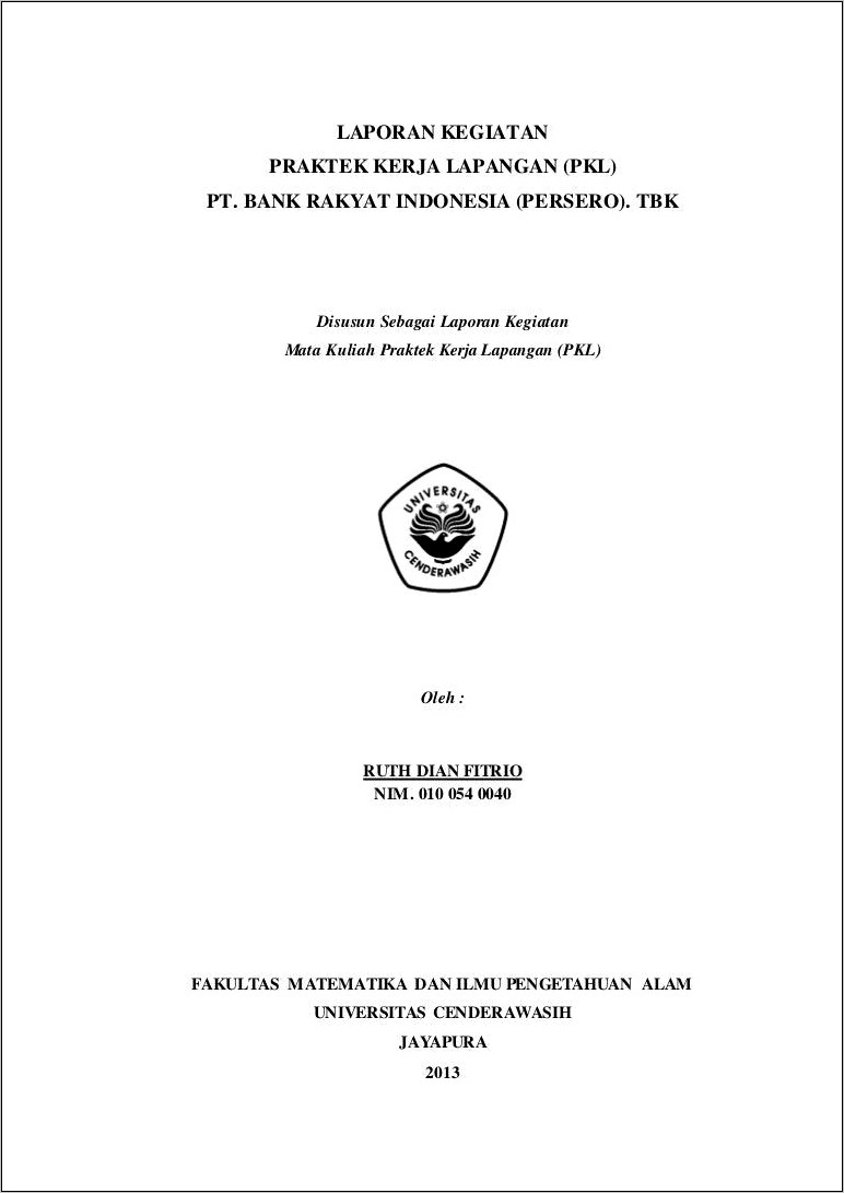 Contoh Redaksi Surat Permohonan Pelunasan Kredit Bri