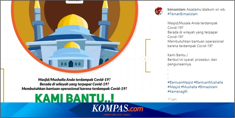 Contoh Surat Edaran Permohonan Bantuan Dana Pembangunan Masjid