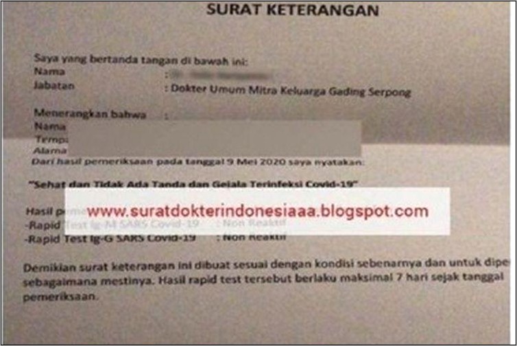 Contoh Surat Izin Pernyataan Tempat Pemakaman