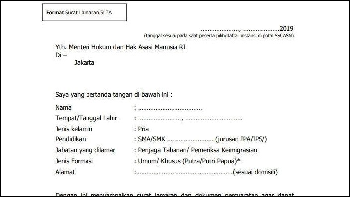 Contoh Surat Keterang Dari Sma