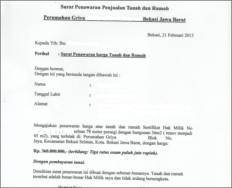 Contoh Surat Keterangan Ajb Sedang Dalam Proses