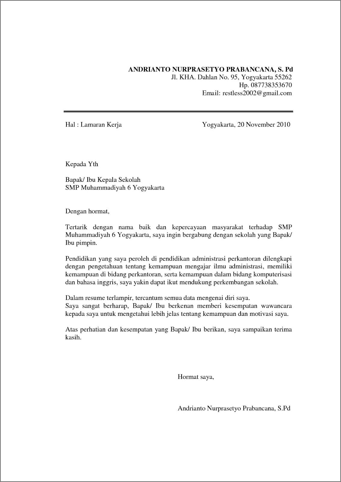 Contoh Surat Keterangan Akan Lulus Dalam Bahasa Inggris