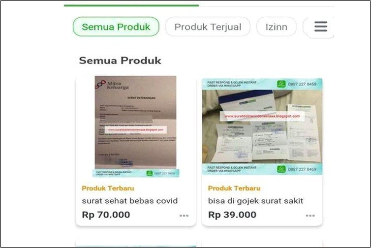 Contoh Surat Keterangan Bebas Temuan