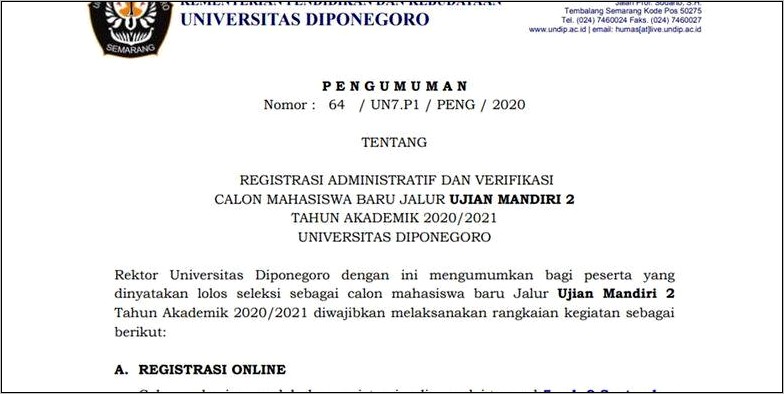 Contoh Surat Keterangan Belum Memiliki Raport Kelas 1 Sd