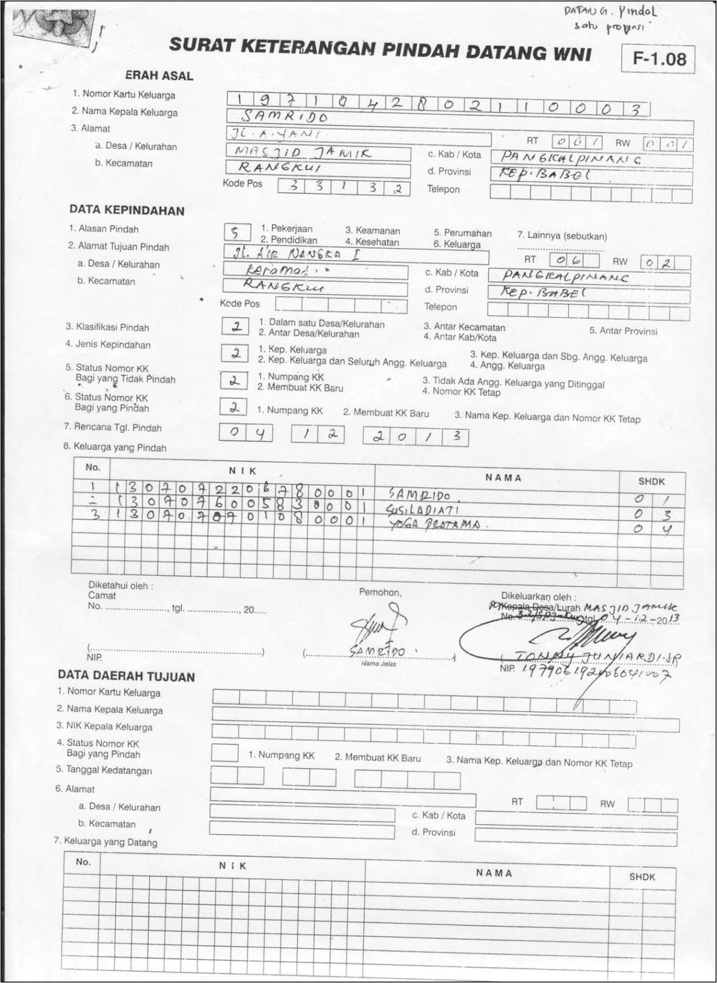 Contoh Surat Keterangan Belum Menikah Dari Ogan Komering Inir