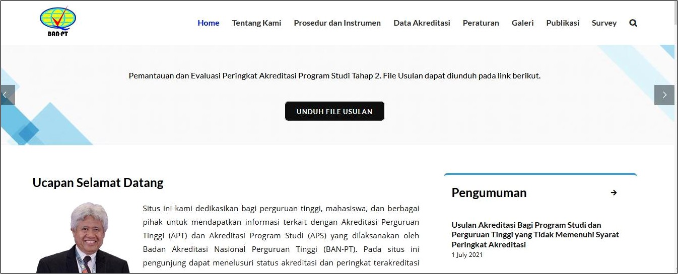 Contoh Surat Keterangan Dalam Proses Akreditasi Prodi