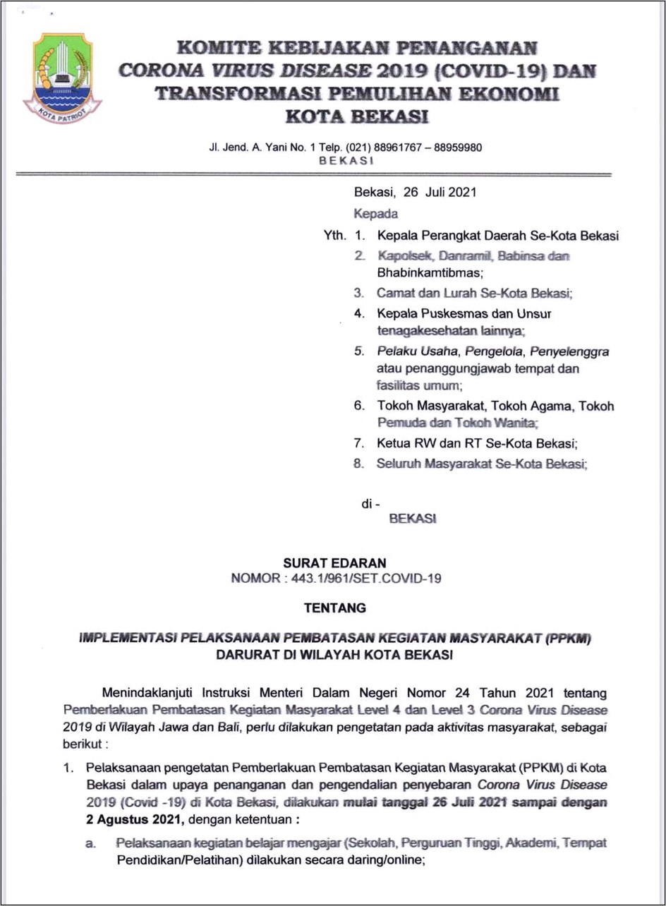 Contoh Surat Keterangan Dari Babinsa Setempat