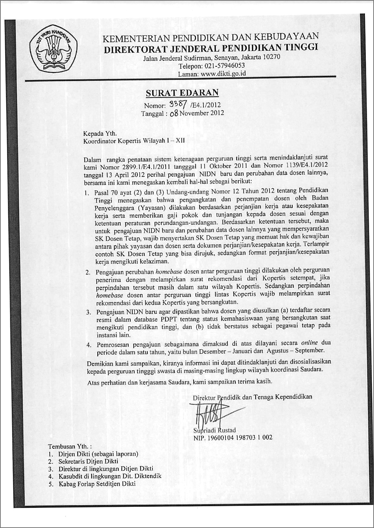 Contoh Surat Keterangan Di Lingkungan Kemenristek