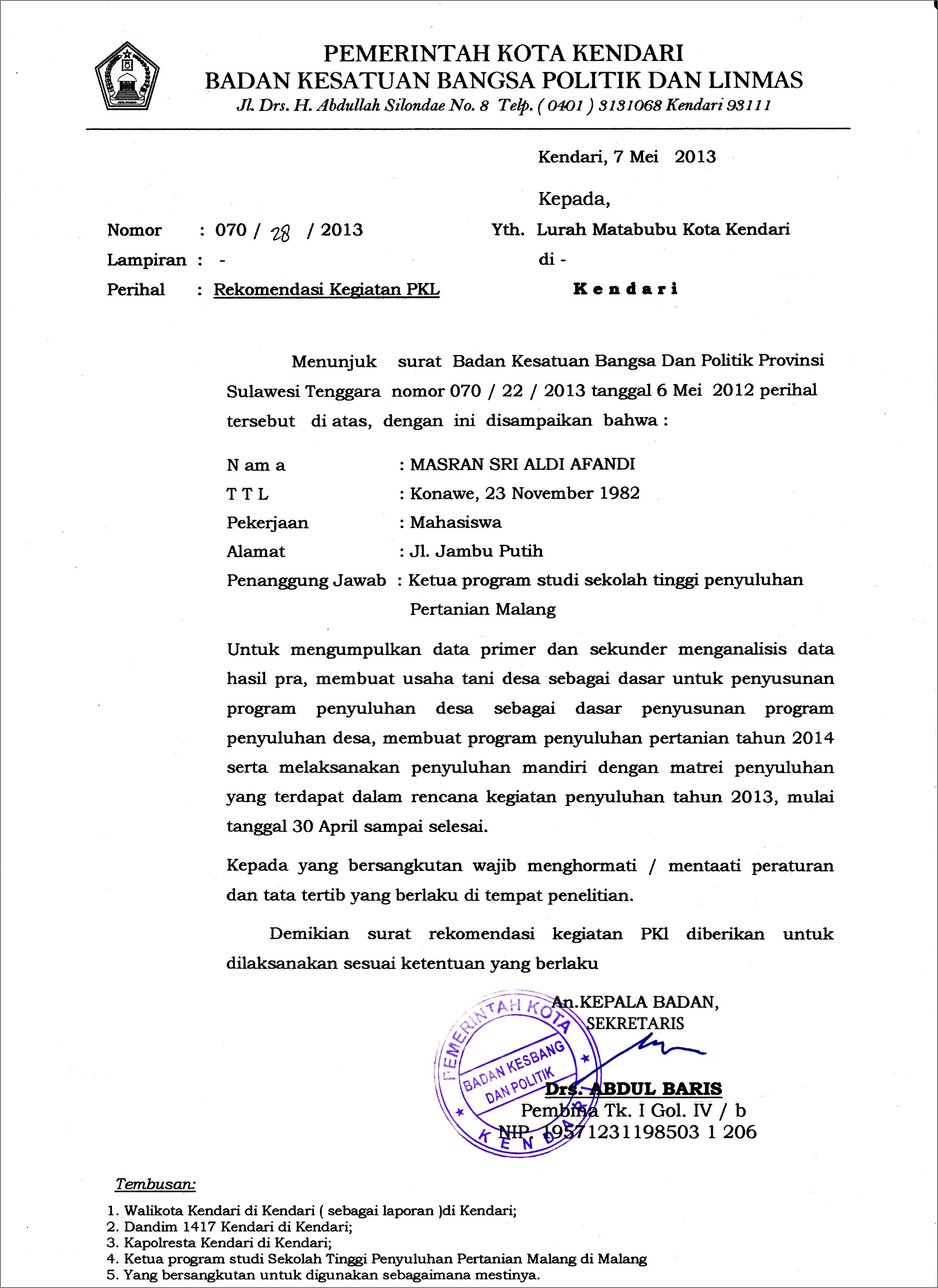 Contoh Surat Keterangan Dijadikan Tempat Studi Kasus Penelitian