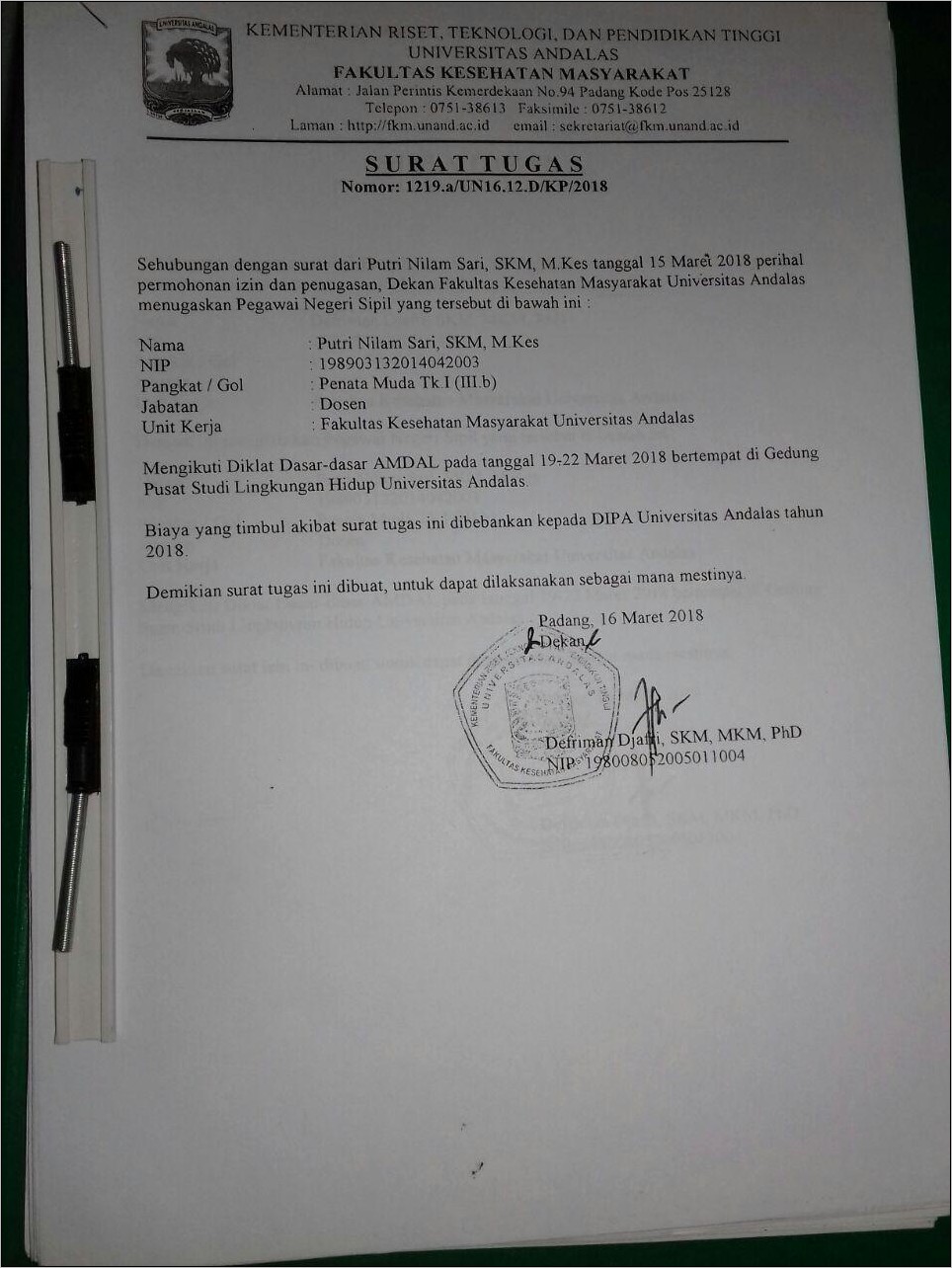 Contoh Surat Keterangan Dokter Hasil Kanker