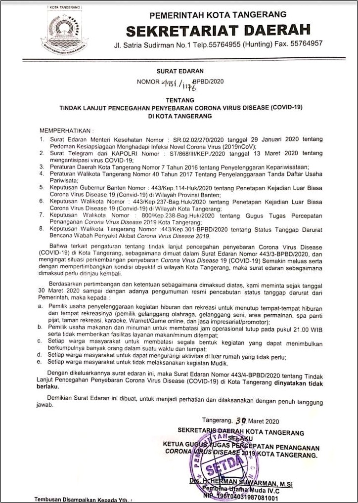 Contoh Surat Keterangan Domisili Amin Fauzan
