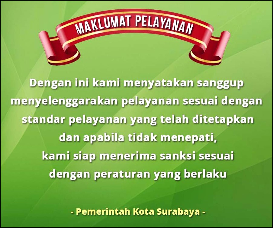 Contoh Surat Keterangan Domisili Surabaya