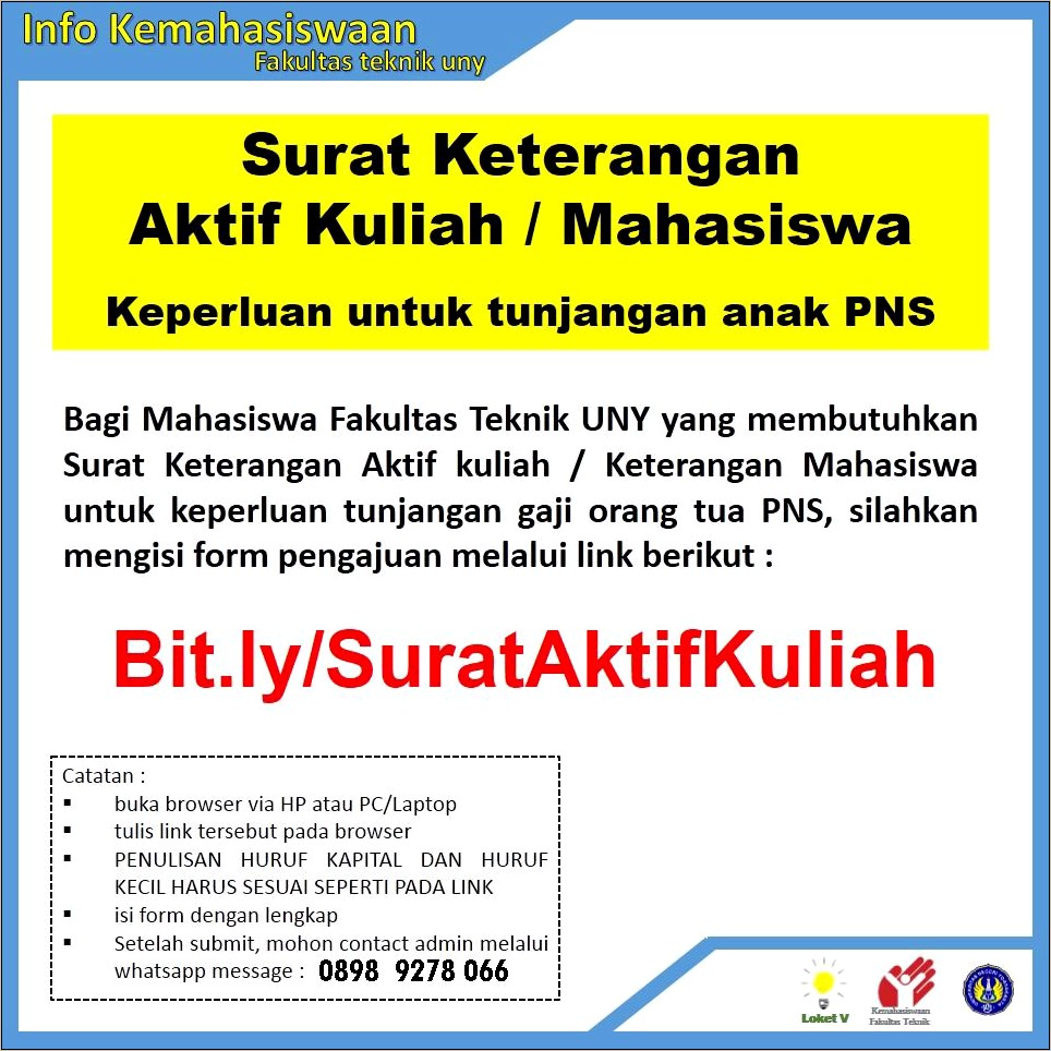 Contoh Surat Keterangan Gaji Pns Untuk Melanjutkan Kuliah