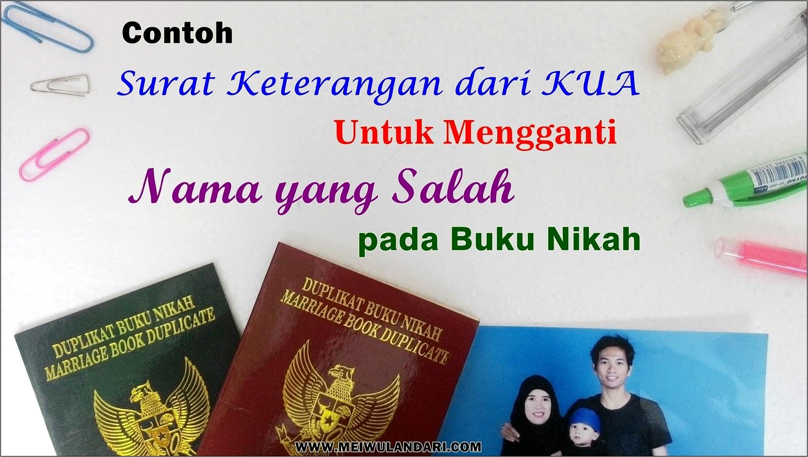 Contoh Surat Keterangan Ganti Nama Orang Tua Di Ijazah