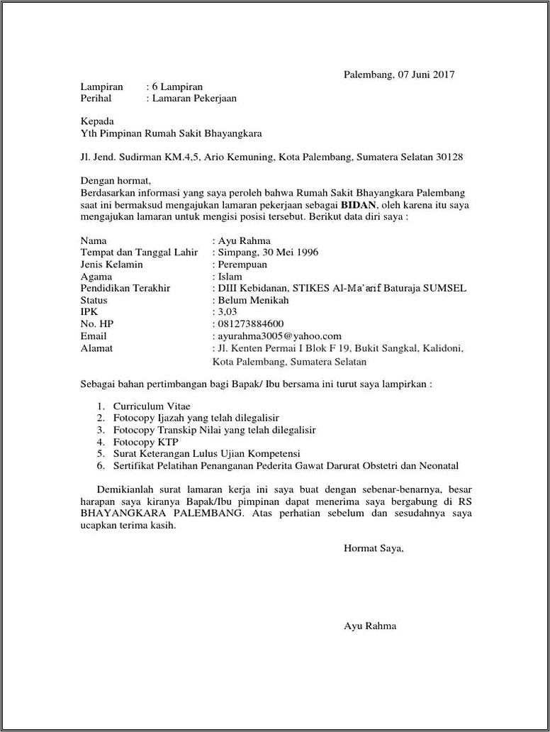 Contoh Surat Keterangan Gawat Darurat