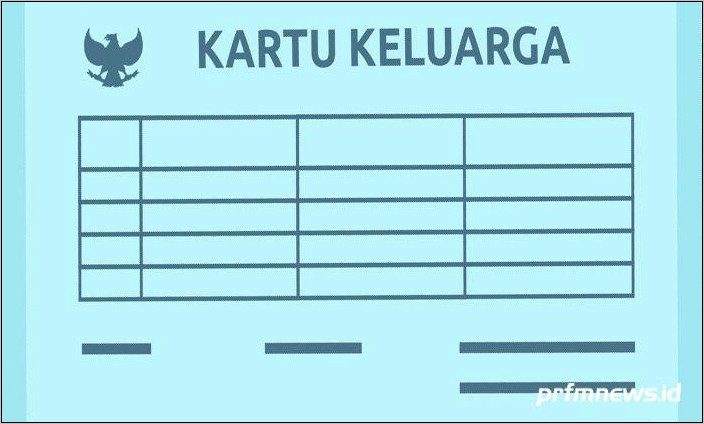 Contoh Surat Keterangan Hilang Kartu Keluarga