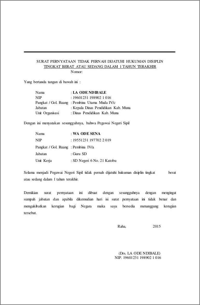 Contoh Surat Keterangan Karyawan Aktif Untuk Npwp