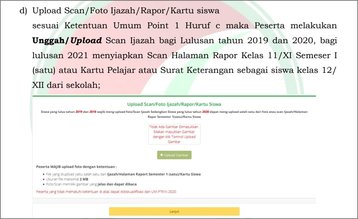 Contoh Surat Keterangan Kelas 12 Untuk Unbk