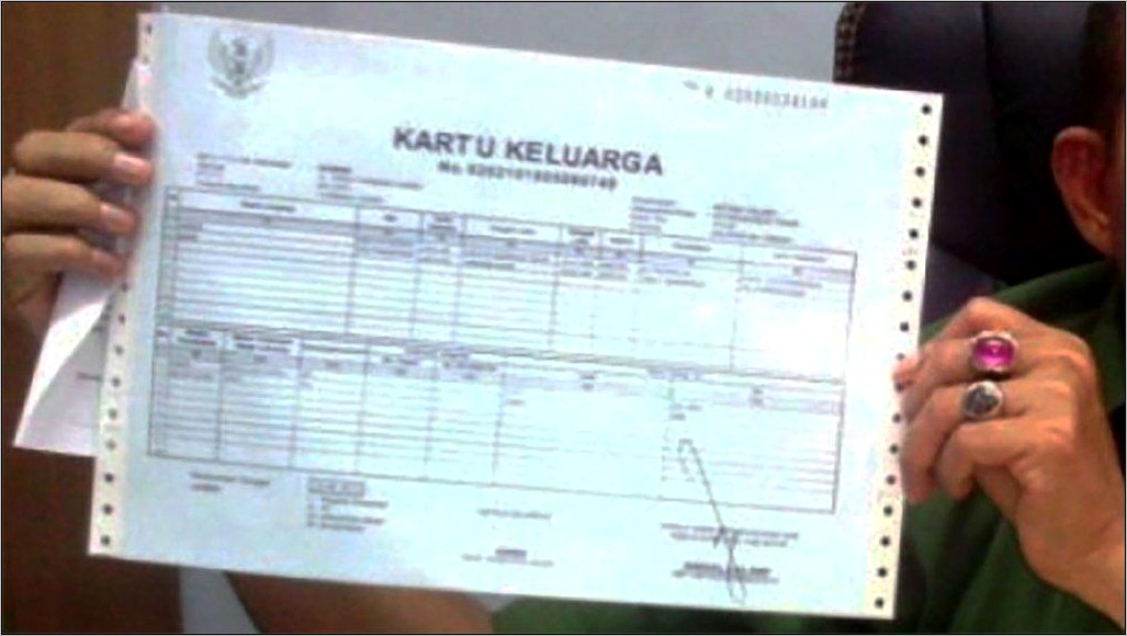 Contoh Surat Keterangan Keluar Dari Kartu Keluarga