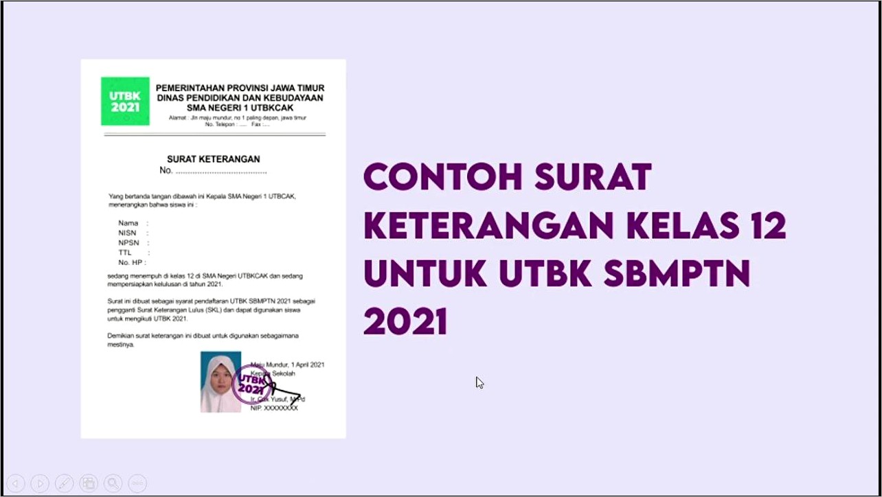 Contoh Surat Keterangan Kesalahan Data