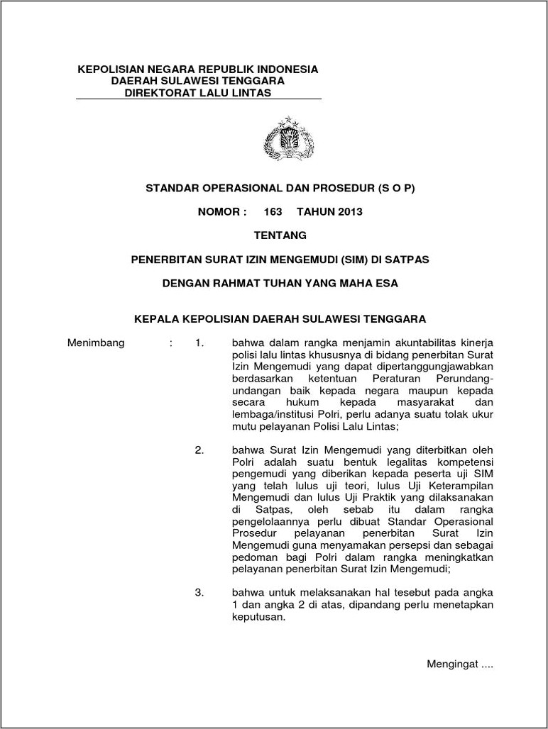Contoh Surat Keterangan Ketrampilan