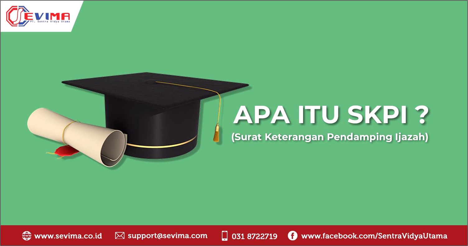 Contoh Surat Keterangan Lulus Kuliah Sementara