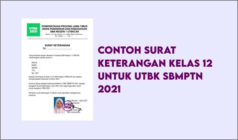 Contoh Surat Keterangan Lulus Sma Untuk Mendaftar Kuliah