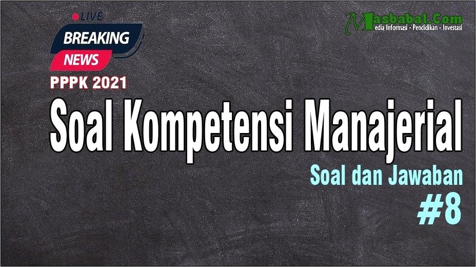 Contoh Surat Keterangan Manajerial
