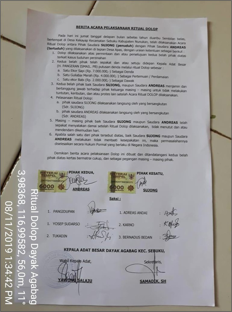 Contoh Surat Keterangan Masih Suami Istri