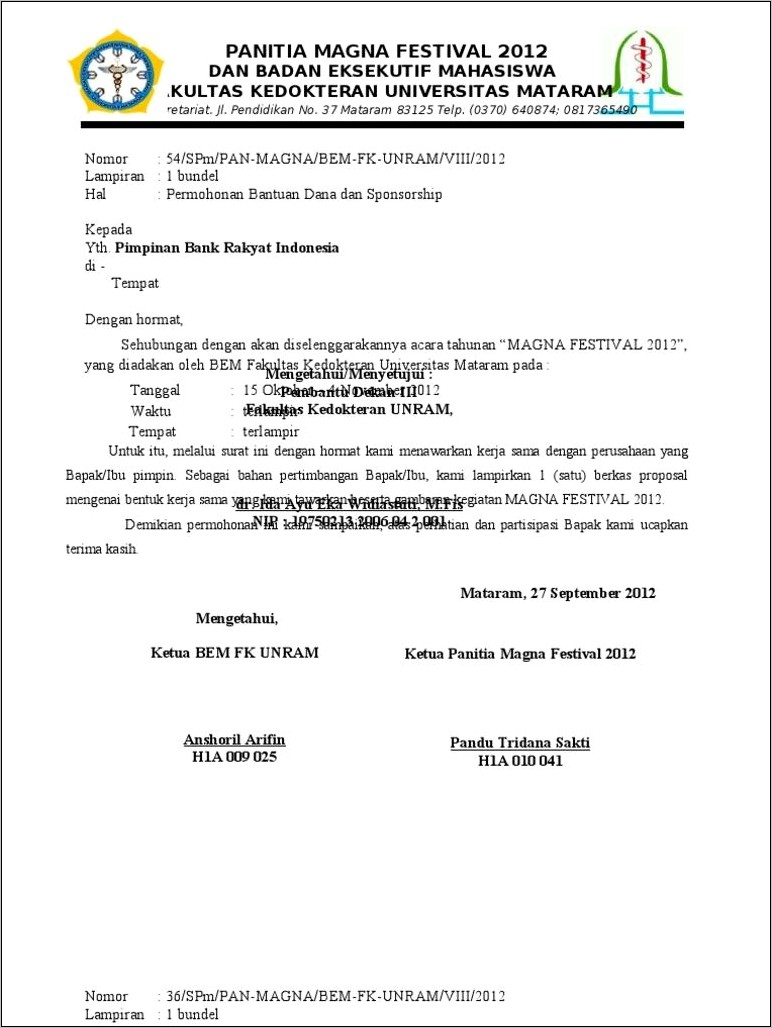 Contoh Surat Keterangan Mou Sekolah