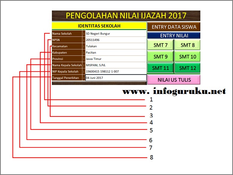 Contoh Surat Keterangan Nilai Skhu Sementara 2018