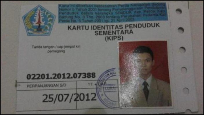 Contoh Surat Keterangan Penduduk