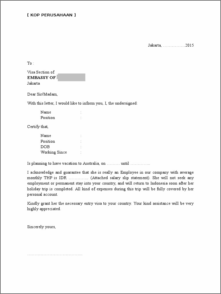 Contoh Surat Keterangan Penghasilan Freelance Untuk Beasiswa