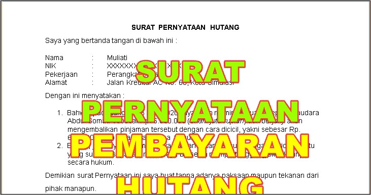 Contoh Surat Keterangan Rancang Bangun
