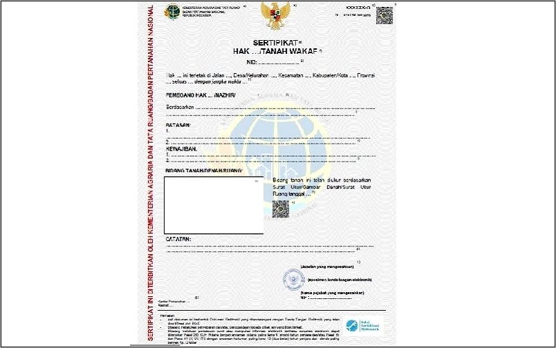 Contoh Surat Keterangan Riwayat Tanah